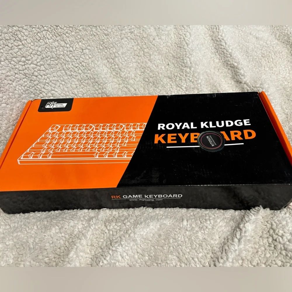 RK‎ ROYAL KLUDGE RK987 MechanicalGaming Keyboard 87 Keys White LED Backlight